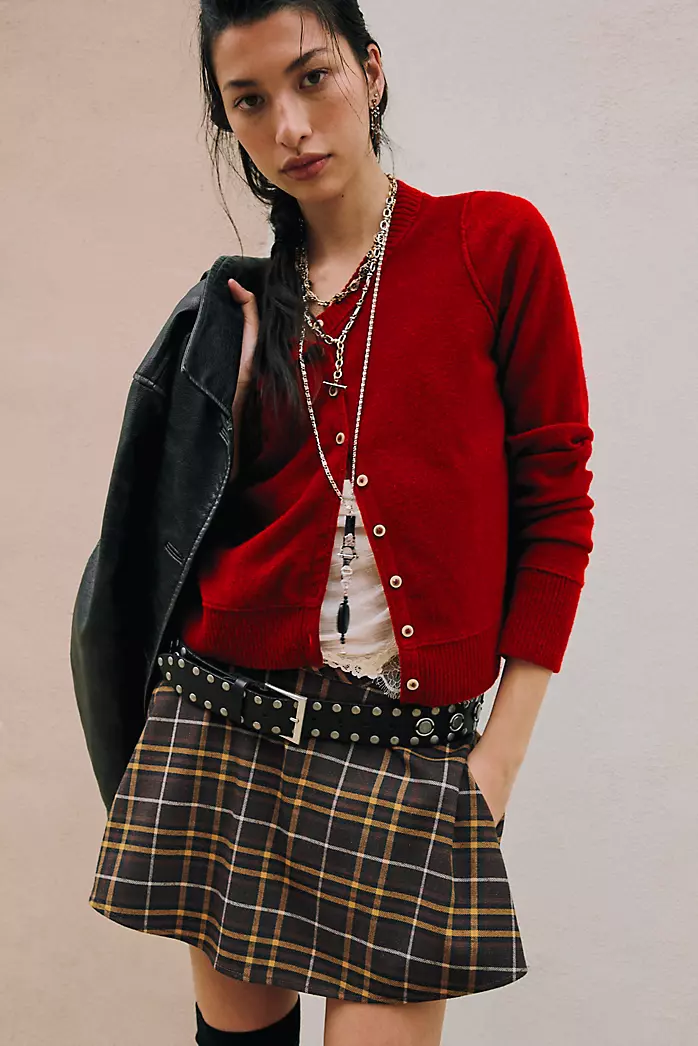 Nocturnal Solid Cashmere Cardi